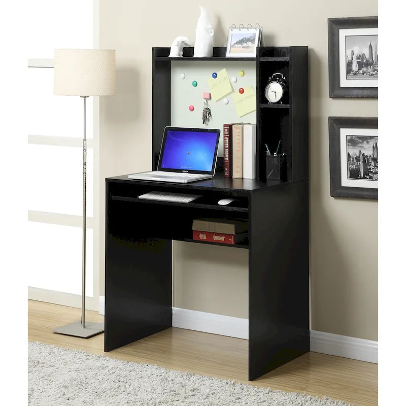 Student Desk with Magnetic Bulletin Board and Shelves