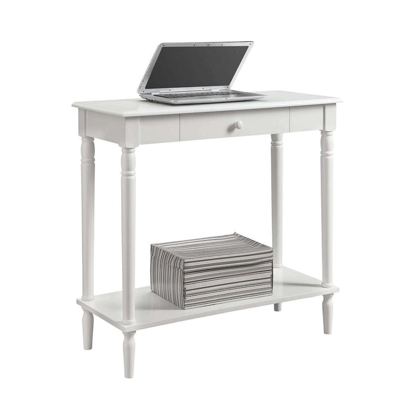 French Country 1 Drawer Hall Table with Shelf