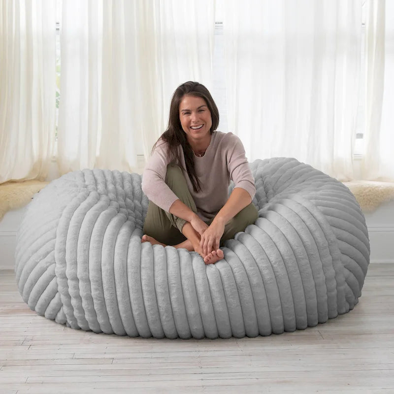6 Foot Bean Bag, Loveseat, Sofa & Lounger