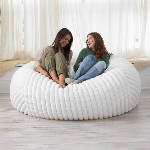 6 Foot Bean Bag, Loveseat, Sofa & Lounger