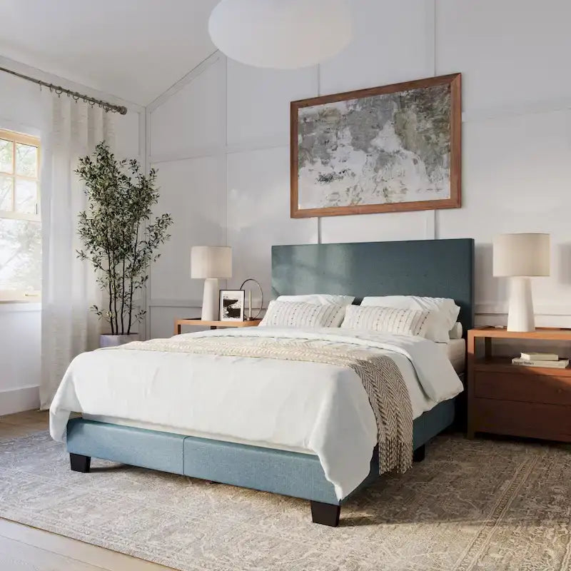 Modern Full/Double Bed, Box Spring Required