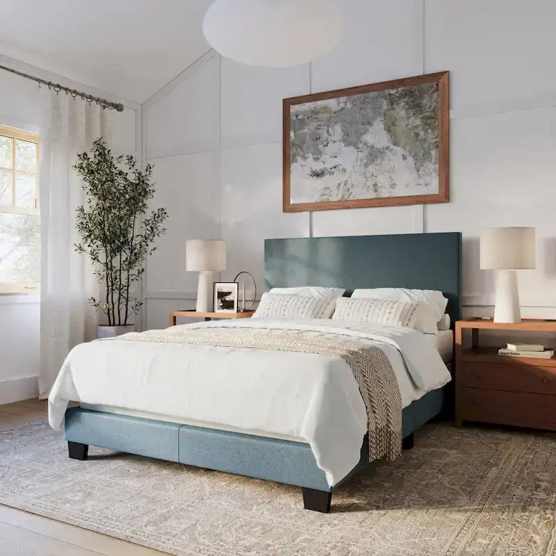 Modern Full/Double Bed, Box Spring Required