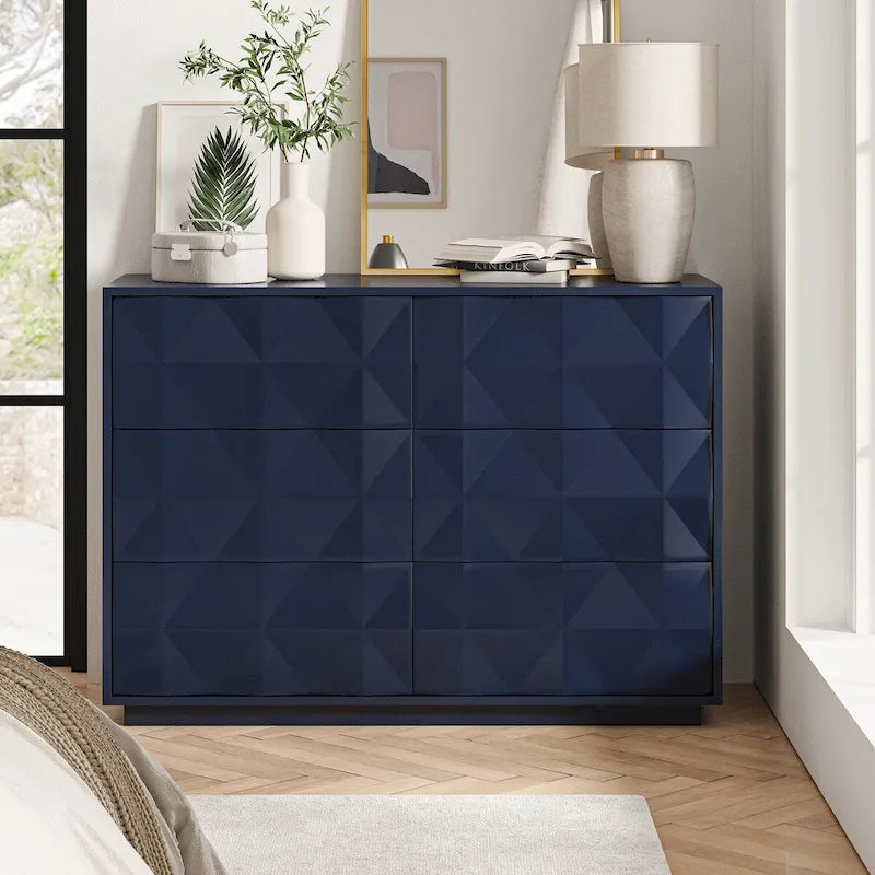 Modern 6-Drawer Dresser by