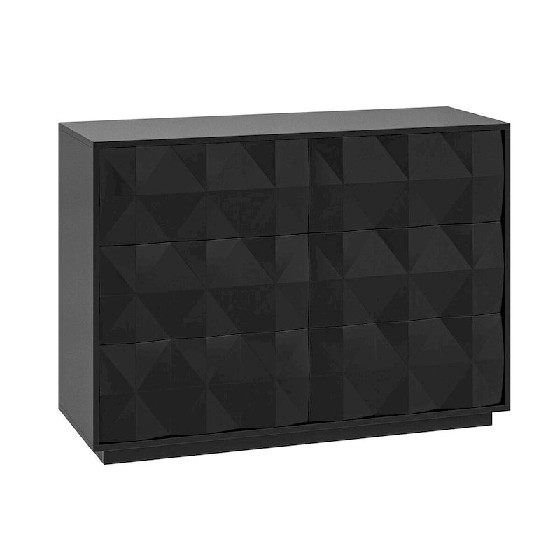 Modern 6-Drawer Dresser by